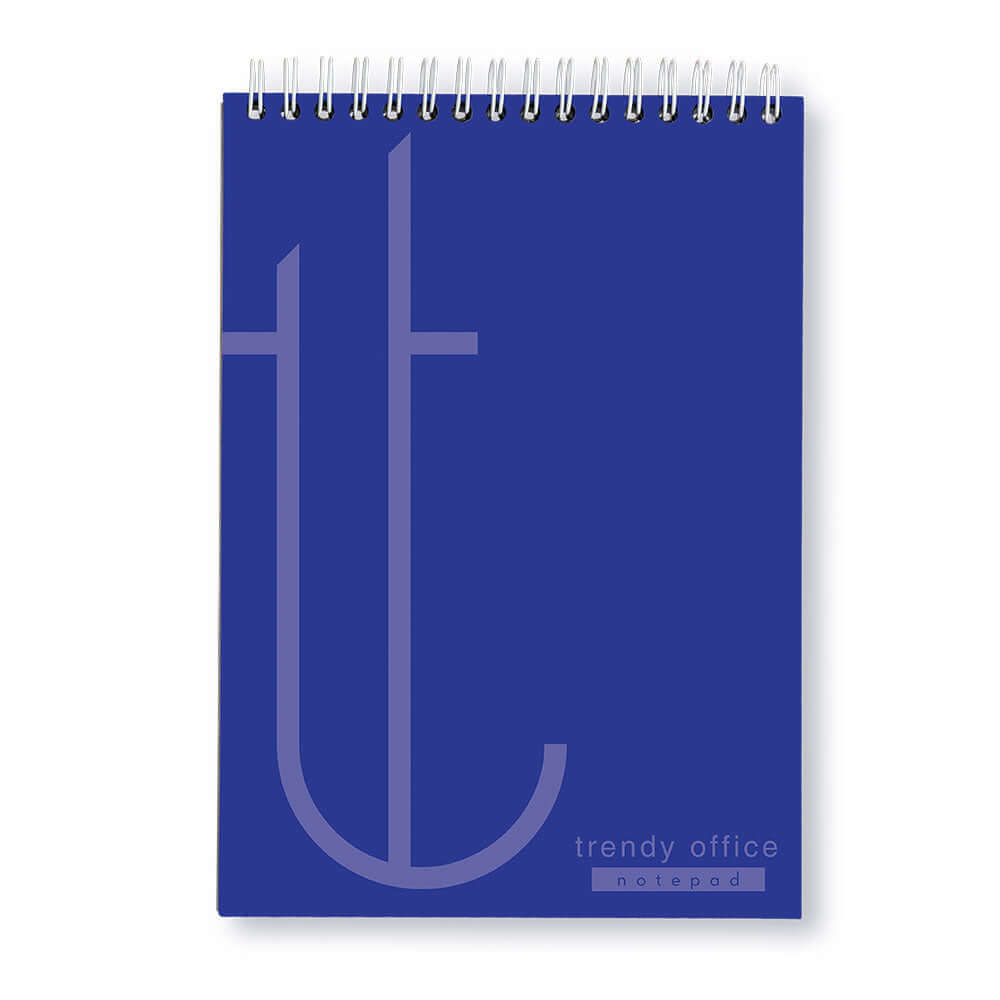 Blocnotes, Trendy blue, cu spira, A4, 70 file, matematica Blocnotes, Trendy blue, cu spira, A4, 70 file, matematica